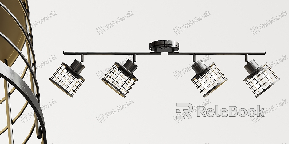 Industrial LOFT Ceiling Light Black Bulb Ceiling Light model