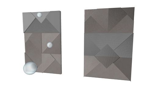 Modern Wall Decorations Wall Decorations 3d model