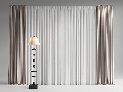 curtain fabric curtain gauze curtain model