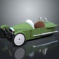 Modern classic car old car old car old car old car 3d model