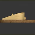 Rustic Wooden Tray Featuring Fresh Cheese Block and Small Cheese Piece