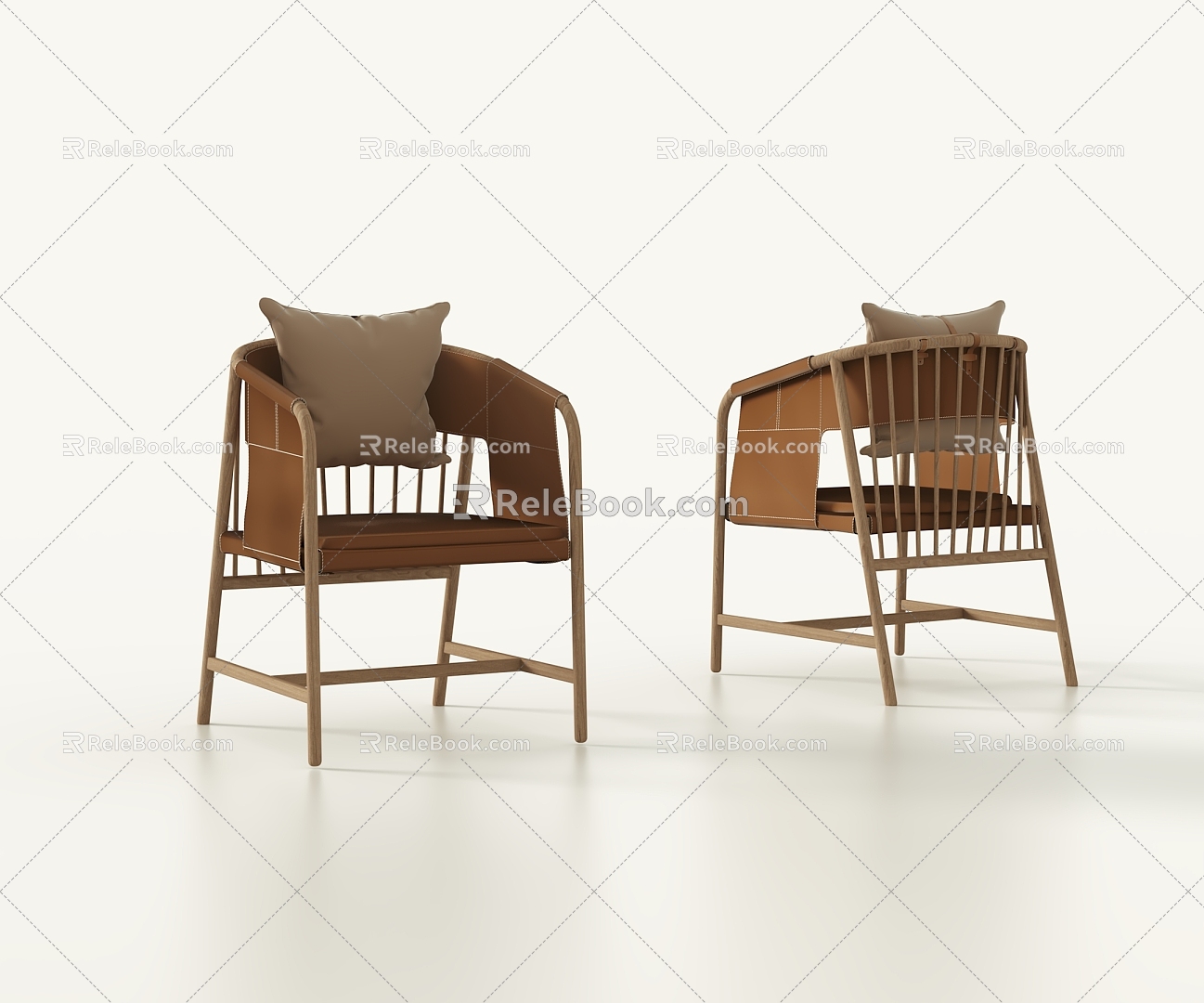 Italian Dining Chair 3d model