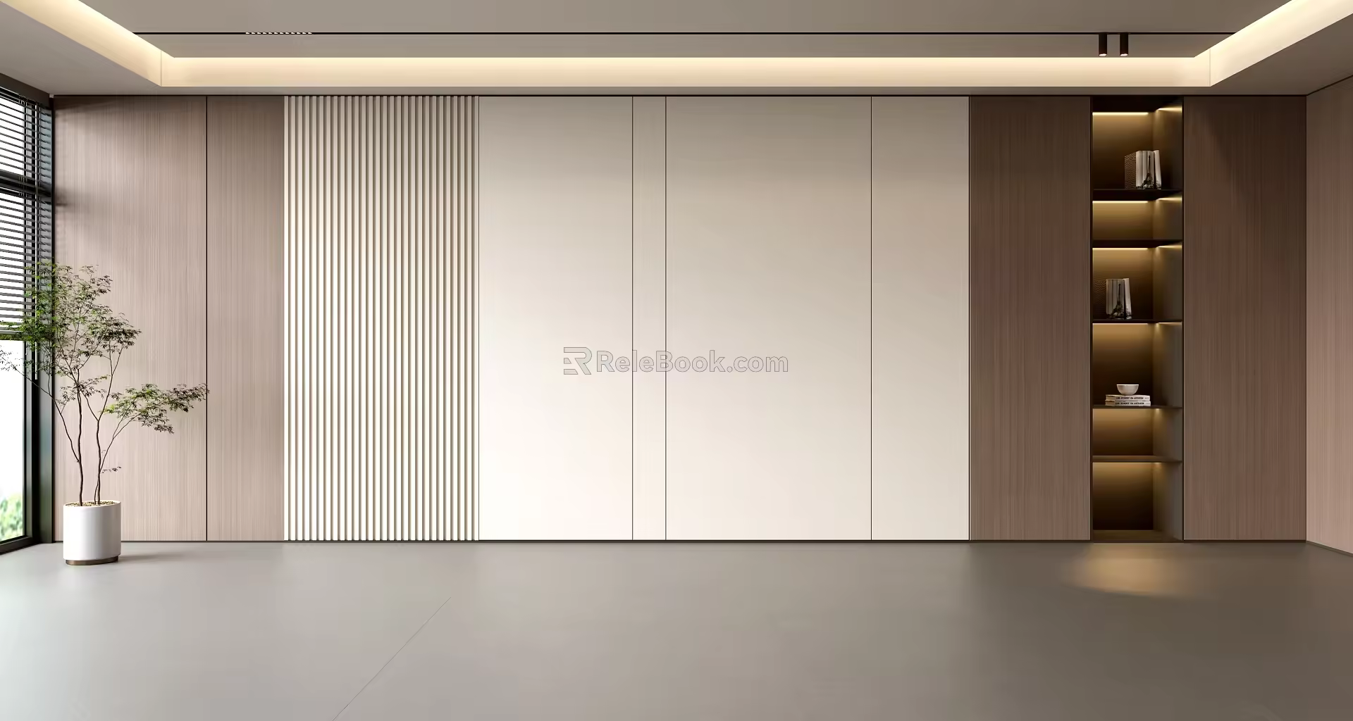 Modern Front Desk Background Wall Simple Background Wall Front Desk Reception Area Background Wall Company Front Desk Background Wall 3d model