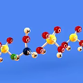 acid-base molecule DNA molecular structure cell structure 3d model