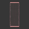 Square Area Rug With Geometric Diamond Pattern Neutral Beige Brown Tones And Fringe Edges