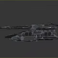 Futuristic Armored Combat Weapon Vehicle with Camouflage Paint Heavy Cannon And Advanced Design