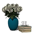 Modern Vase Ornaments Combination 3d model