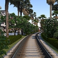 modern railway 3d model