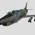Military Fighter Jet With Camouflage Paint And Weapons Under Wings In Flight
