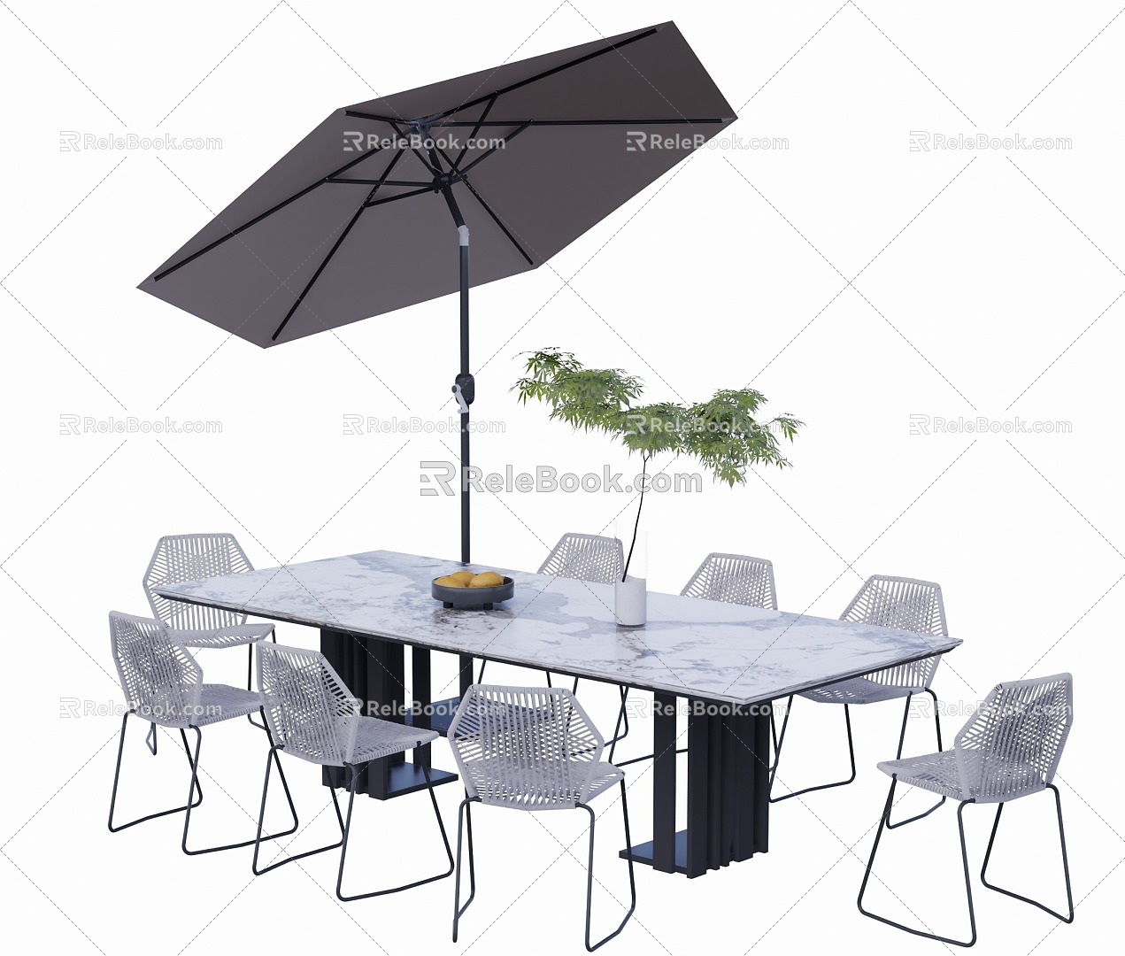 Landscape Outdoor Seat Parasol model