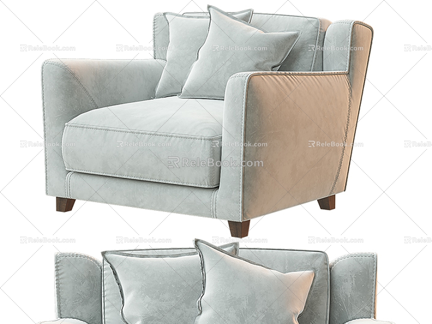 Sofa Chair Single Sofa Armchair Casual Armchair Armchair Sofa Chair Casual Sofa 3d model