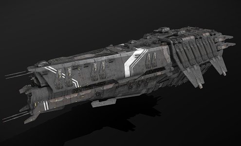 Weapon ancestor warship 3d model