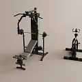 Home Gym Sports Equipment With Multi functional Training Machine And Stationary Bike