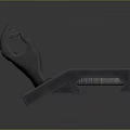 Hand Medical Teaching Aware Medical Supplies Medical Teaching Aware Medical Display 3d model