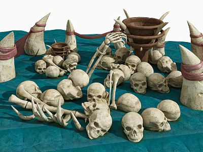 Modern Skeleton 3d model