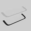 Practical Kitchen Cleaning Mat with Gray Surface and Black Edge for Daily Dishwashing Use