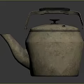Vintage Copper Kettle As Daily Electrical Appliance With Metal Handle And Classic Design