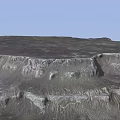 Stunning Rocky Plateau Landscape With Layered Rock Formations And Blue Sky