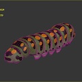 Caterpillar Butterfly Larvae Caterpillar Cartoon Caterpillar Insects Impersonate Life Supplies 3d model