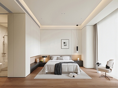 Minimalist Home Bedroom model