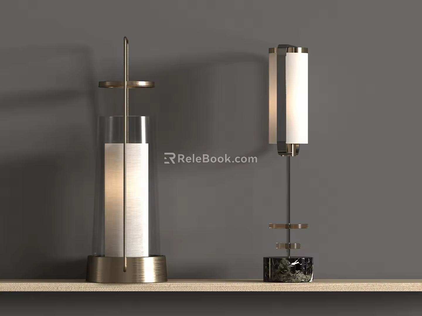 Modern table lamp 3d model