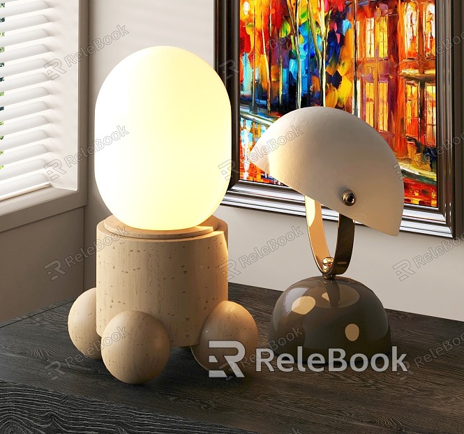 Modern table lamp model