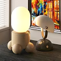 Modern table lamp 3d model