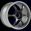 Modern Silver Five Spoke Wheel Rim With Metallic Finish And Sleek Design