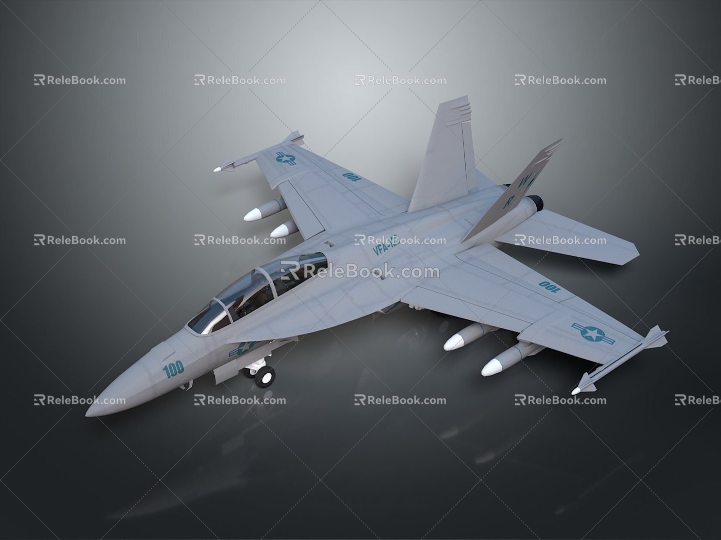 Modern Fighter Fighter Next Generation Aircraft 3d model