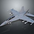 Modern Fighter Fighter Next Generation Aircraft 3d model