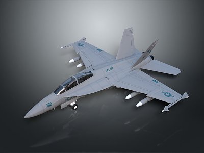 Modern Fighter Next Generation Aircraft 3d model