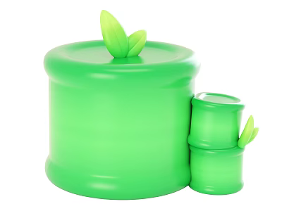 cartoon plant bamboo 3d model cartoon plant bamboo 3d model