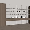 Modern Interior Design With Wooden Storage Open Shelves And Organized Items
