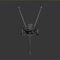 Vintage Military Vehicle Equipped With Artillery Gun Wheel And Support Bracket