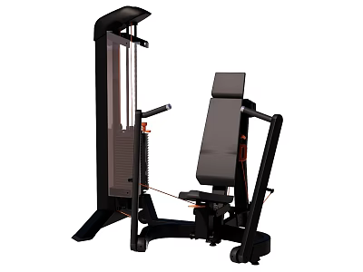 Seated Cable Strength Training Sports Equipment with Adjustable Seat and Backrest for Home Gym Workouts 3d model