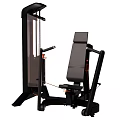 Seated Cable Strength Training Sports Equipment with Adjustable Seat and Backrest for Home Gym Workouts