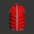 Vest waistcoat cotton waistcoat down waistcoat down jacket thick waistcoat winter coat cotton coat 3d model