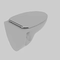 Sleek White Wall Mounted Toilet with Modern Design and Clean Lines in Bathroom