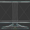 Modern Black TV With Sleek Design And Stable Stand For Home Entertainment