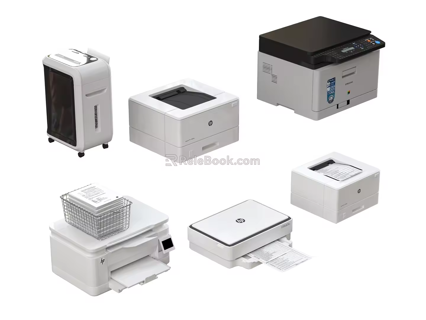 Modern Copier Printer 3d model