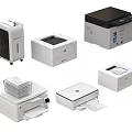 Modern Copier Printer 3d model