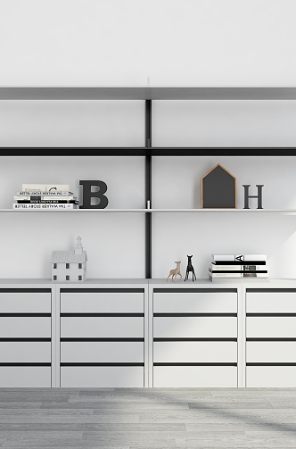 Bookshelf Ornaments Bookshelf Decorative Bookshelf Cabinet Storage Rack Decorative Rack Bookshelf 3d model