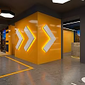Modern Fitness Gym Interior Featuring Training Floor Markings Exercise Equipment Large Windows And Mirror Walls