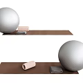 Home Fitness Setup With Yoga Mat Exercise Ball Block And Foam Roller