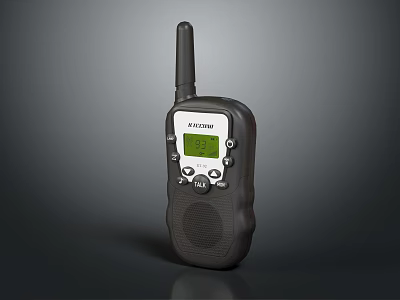 Fortune Wireless Doorbell With Digital Display Control Buttons And Antenna 3d model