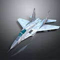 3D Rendered Silver Gray Fighter Jet With Sleek Design And Transparent Cockpit