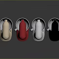 Household Stand Mixers Beige Red White And Black With Metal Bowls For Kitchen Use