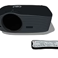 Modern Projector Remote Control 3d model