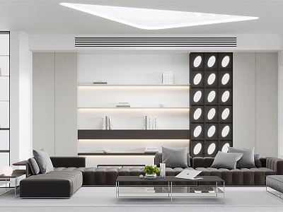 Modern Living Room Minimalist Living Room model