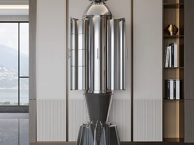 Modern Wine Cabinet Rocket Wine Cabinet Finished Wine Cabinet Art Wine Cabinet 3d model